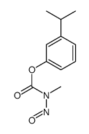 Methylnitrosocarbamic acid m-isopropylphenyl ester结构式