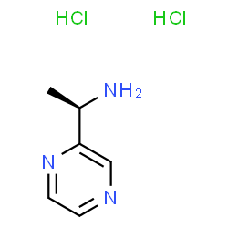 (R)-1-(吡嗪-2-基)乙胺二盐酸盐结构式