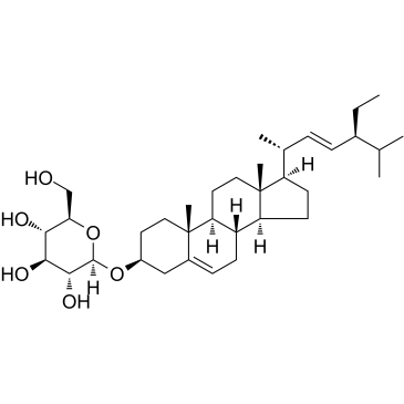 Stigmasterol glucoside Structure