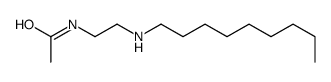 Acetamide, N-(2-(nonylamino)ethyl)- Structure
