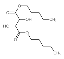dipentyl (2R,3R)-2,3-dihydroxybutanedioate Structure