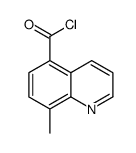 5-Quinolinecarbonyl chloride, 8-methyl- (9CI)结构式