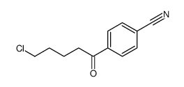 5-CHLORO-1-(4-CYANOPHENYL)-1-OXOPENTANE Structure
