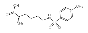L-Lysine,N6-[(4-methylphenyl)sulfonyl]- Structure