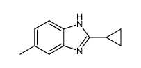 1H-Benzimidazole,2-cyclopropyl-5-methyl-(9CI) Structure
