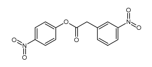 m-nitrophenyl p-nitrophenylacetate结构式