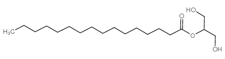 2-单棕榈酸甘油结构式