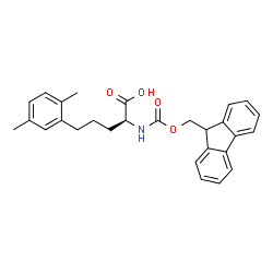 Fmoc-2-amino-5-phenyl(2,5-Dimethyl)-L-pentanoic acid Structure