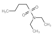 1-Butanesulfonamide,N,N-diethyl-结构式