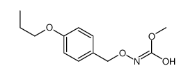 methyl N-[(4-propoxyphenyl)methoxy]carbamate结构式