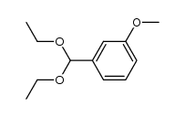 3-methoxybenzaldehyde diethyl acetal结构式