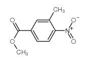 3-甲基-4-硝基苯甲酸甲酯结构式