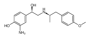(R,R)-3-amino-α[[[2-(4-methoxyphenyl)-1-methylethyl](phenylmethyl)amino]methyl]-4-(phenylmethoxy)-benzenemethanol Structure