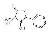1-羟基-5,5-二甲基-2-苯基四氢-4H-咪唑-4-硫酮结构式
