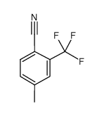 4-甲基-2-(三氟甲基)苯腈结构式
