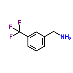 3-(三氟甲基)苯甲胺结构式