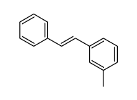 1-methyl-3-(2-phenylethenyl)benzene Structure