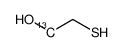 2-sulfanylethanol Structure