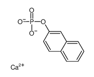 2-naphthyl phosphate calcium salt Structure