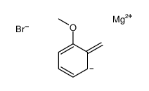 magnesium,1-methanidyl-2-methoxybenzene,bromide Structure