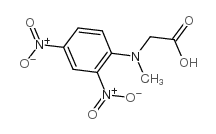 N-(2,4-二硝基苯基)-肌氨酸结构式