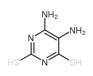 2,4-二巯基-5,6-二氨基嘧啶结构式