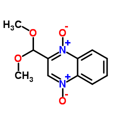 1,4-二氧代-2-甲缩醛基-喹喔啉结构式