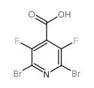 2,6-二溴-3,5-二氟异烟酸结构式