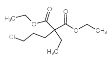 2-(3-氯丙基)-2-乙基丙二酸二乙酯结构式