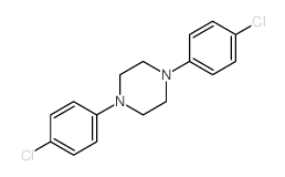 Piperazine,1,4-bis(4-chlorophenyl)- structure