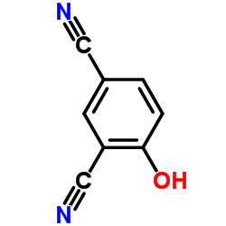 4-Hydroxyisophthalonitrile structure