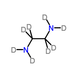 1,2-(2H4)Ethane(2H4)diamine Structure