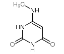 6-methylaminouracil Structure