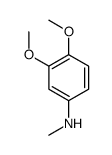3,4-二甲氧基-n-甲基苯胺结构式