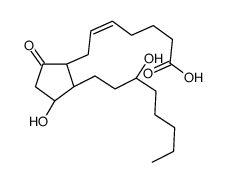 13,14-dihydroprostaglandin E2 Structure
