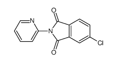 5-chloro-2-pyridin-2-ylisoindole-1,3-dione结构式
