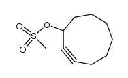 Cyclonon-2-inol-methansulfonat Structure