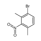 1-Bromo-2,4-dimethyl-3-nitrobenzene Structure