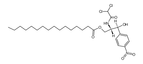 L-(+)-Chloramphenicol palmitate结构式
