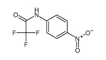 N-(对硝基苯基)-2,2,2-三氟乙酰胺结构式