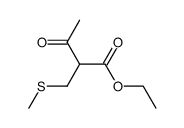 2-(methylsulfanyl-methyl)-acetoacetic acid ethyl ester结构式