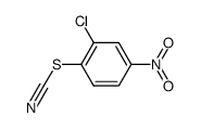 2-chloro-4-nitro-phenyl thiocyanate Structure