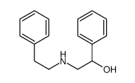 2-(苯乙基氨基)-1-苯基-1-乙醇结构式