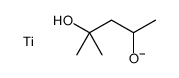 titanium(4+) 2-methylpentane-2,4-diolate structure