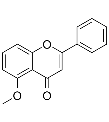 5-甲氧基黄酮结构式