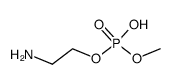 2-Aminoethyl methyl phosphate Structure