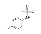 N-(4-Methylphenyl)methanesulfonamide结构式