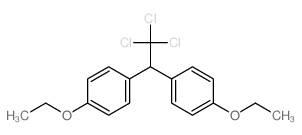 1,1, 1-Trichloro-2,2-bis(p-ethoxyphenyl)ethane结构式