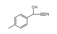 Benzeneacetonitrile, α-​hydroxy-​4-​methyl Structure
