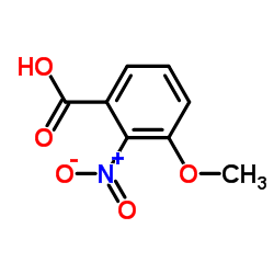 2-Nitro-3-methoxybenzoic acid Structure